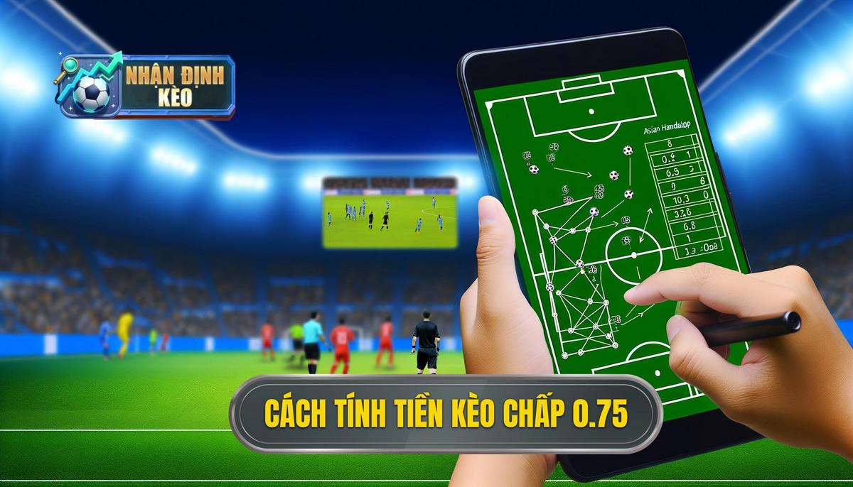  Cách tính tiền trong kèo chấp 0.75