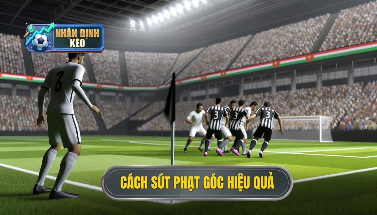 Cách sút phạt góc hiệu quả